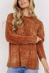 Jillian Knit Sweater | Copper